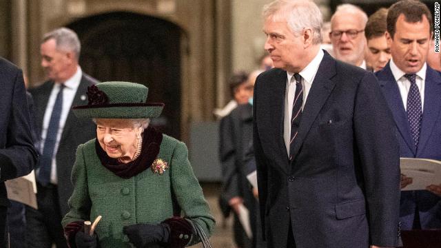 The Queen at a reception in Windsor in 2021. 