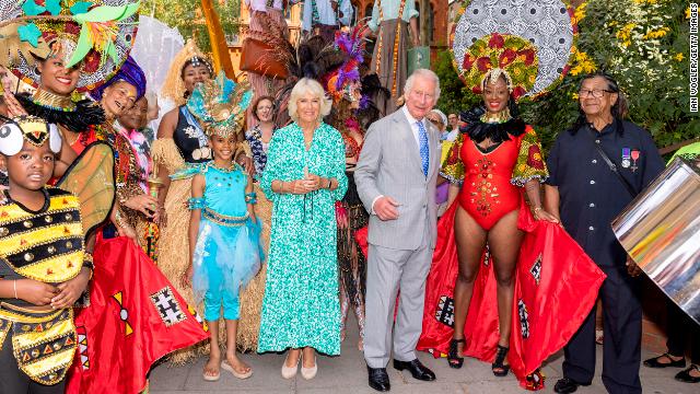 Prince Charles and Camilla at BBC Wales.