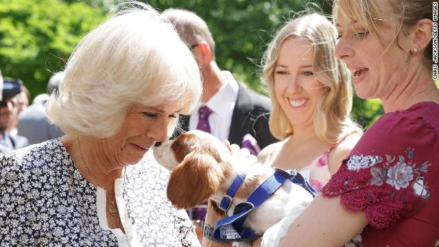 Prince Charles and Camilla at BBC Wales.