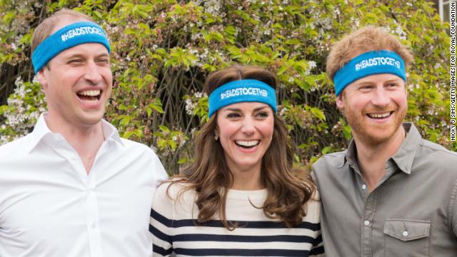 The Duke and Duchess of Cambridge and Prince Harry launched their Heads Together campaign in 2016. 