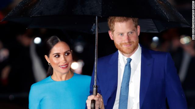 The Duke and Duchess of Sussex attend The Endeavour Fund Awards at Mansion House on March 5, 2020 in London, England.