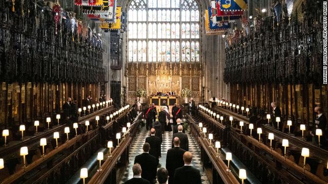 The funeral service of Prince Philip on Saturday, April 17, 2021. 