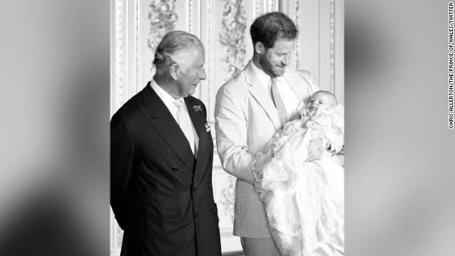 Charles shared a photo of Archie and Harry on his grandson's second birthday.