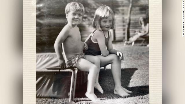 Princess Diana's brother, Charles Spencer, shared a childhood photo of the pair to Twitter on Thursday.