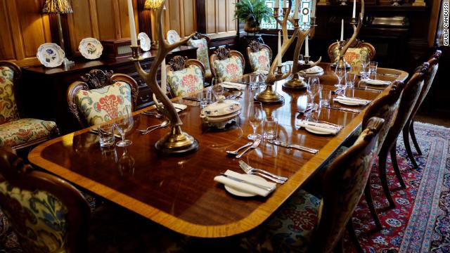 Guests can book out the Royal Waiting Room for private dining