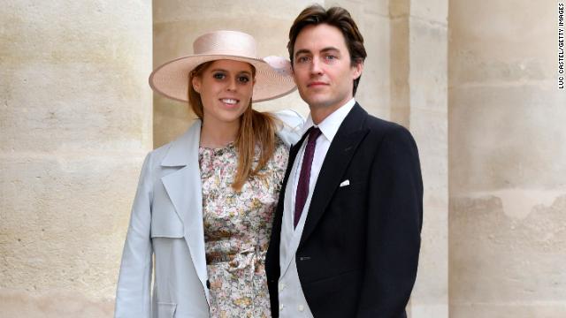 Princess Beatrice and then-fiance Edoardo Mapelli Mozzi in 2019.