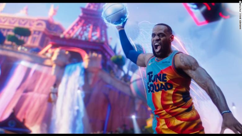 LeBron James in a scene from ''Space Jam: A New Legacy.''