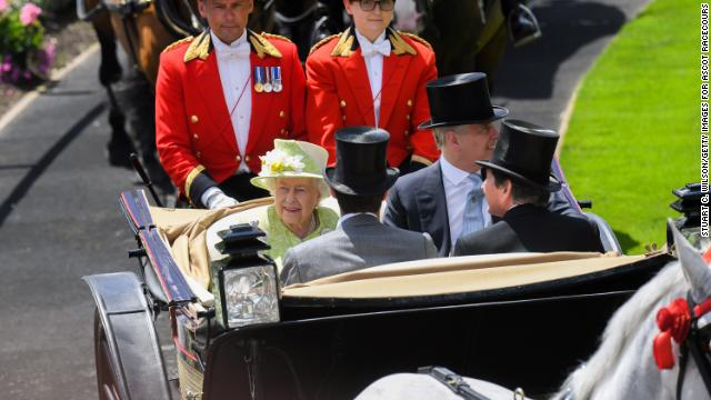 The Queen at Royal Ascot in years gone by. 