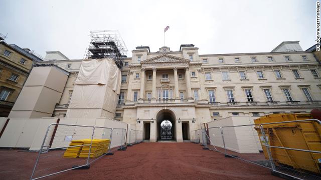 Building work takes place on the East Wing and Quadrangle.