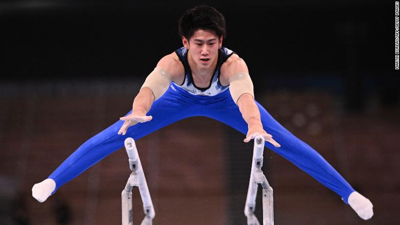 Japan's Daiki Hashimoto won the men's all-around gymnastics final at the Tokyo Olympics Wednesday