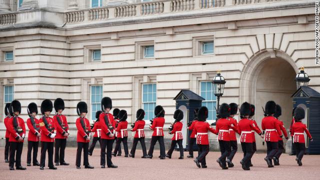 Members of the Nijmegen Company Grenadier Guards and the 1st Battalion the Coldstream Guards took part in the ceremony on Monday. 