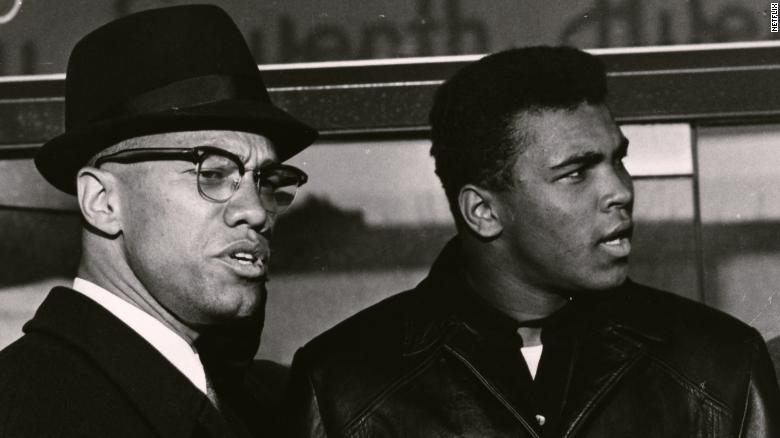 Malcolm X and Muhammad Ali 