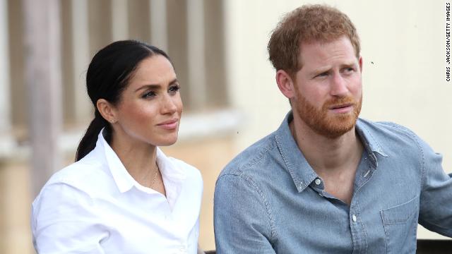 Harry and Meghan in Dubbo, Australia in 2018. 