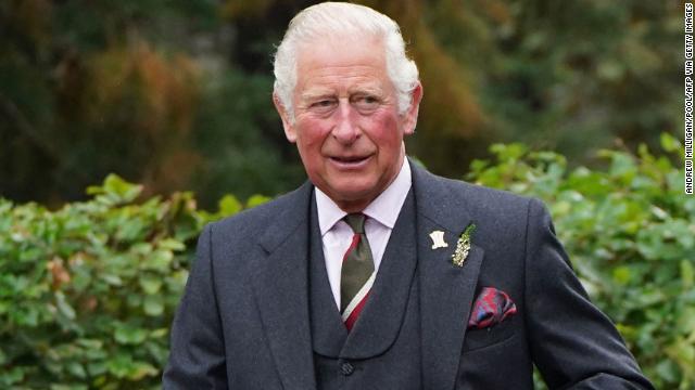 Prince Charles visits Dumfries House in Cunnock on September 9, 2021. 