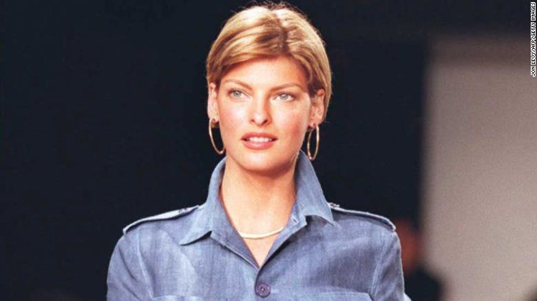 Linda Evangelista in 1996