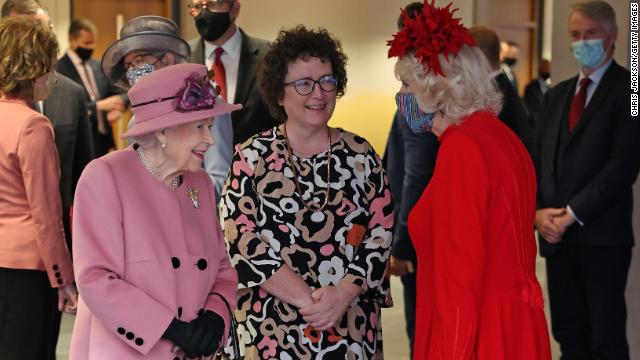 The Queen was speaking with the Duchess of Cornwall and Elin Jones, the parliament's presiding officer, when her remarks were caught on tape.