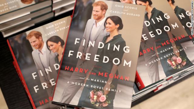 Copies of ''Finding Freedom'' in a London bookstore.