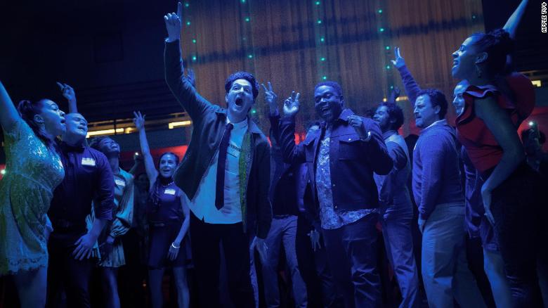 Ben Schwartz as Yasper and Sam Richardson as Aniq in ''The Afterparty''