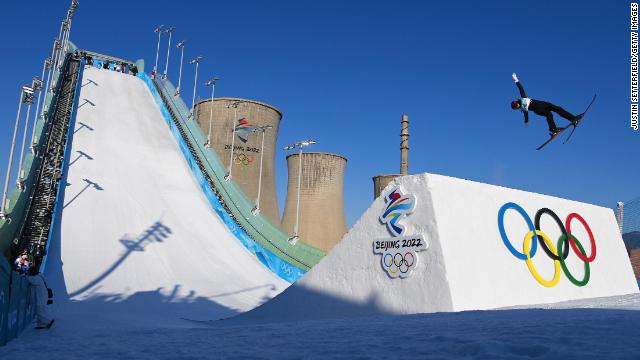 Eileen Gu of Team China at the Beijing 2022 Winter Olympic Games on February 8..