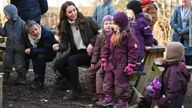 Catherine was in Denmark on a two-day visit with her royal foundation.