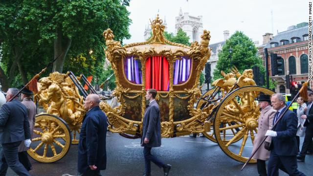 File photograph of the Gold State Coach.