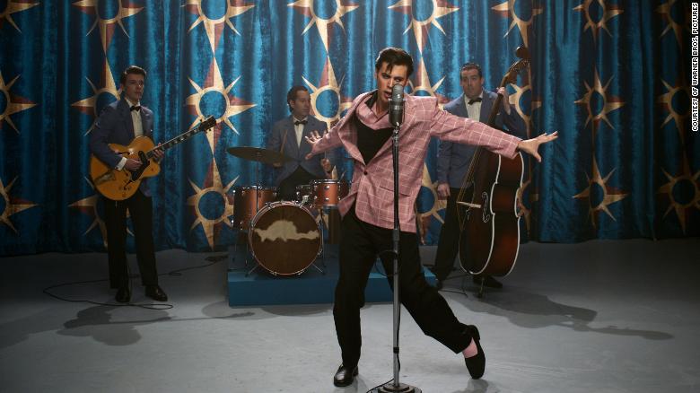 Austin Butler sings some of the songs himself in ''Elvis.''