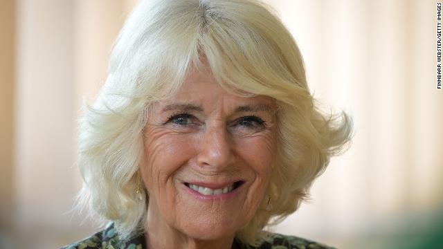 Camilla, Duchess of Cornwall during a visit to Millbrook Primary School on July 6, 2022 in Newport, Wales. 