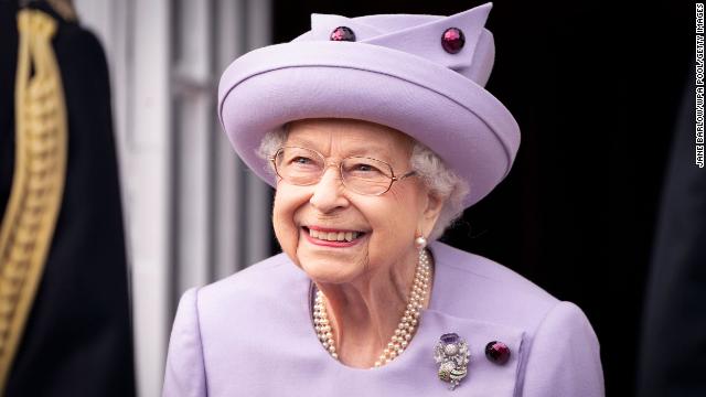 The Queen attends an Armed Forces Act of Loyalty Parade at Holyroodhouse on June 28 in Edinburgh, Scotland. 