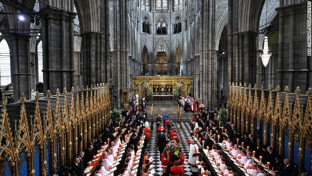 The state funeral of Queen Elizabeth II at Westminster Abbey. 