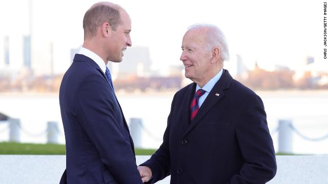 US President Joe Biden was in Massachusetts on Friday for a fundraising event but also greeted the Prince of Wales after he'd taken a tour of the John F. Kennedy Presidential Library and Museum. 