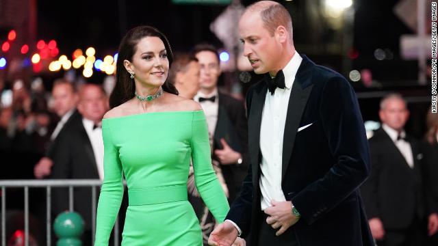 The Prince and Princess of Wales arrive for the second annual Earthshot Prize Awards Ceremony at the MGM Music Hall at Fenway, in Boston, Massachusetts.