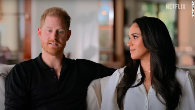 Harry and Meghan open up about their bitter split with the royal family in their Netflix show.