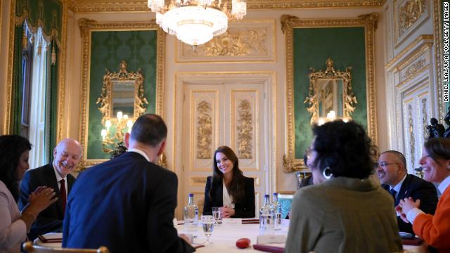 Catherine, Princess of Wales meets with the Early Years Advisory Group at Windsor.