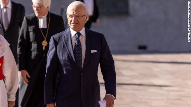 File photo of King Carl XVI of Sweden in 2022.