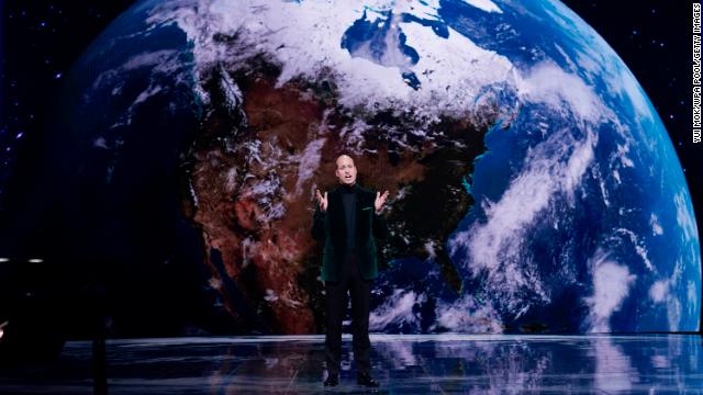 Prince William on stage during the first Earthshot Awards ceremony in London. 