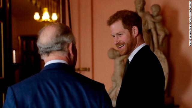 Charles and Harry at an event in London in 2018. 