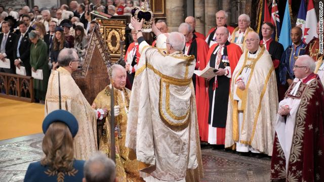 King Charles' crowning moment.