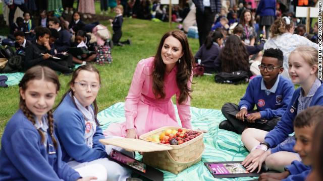 The Princess of Wales delighted crowds by making a surprise appearance at the 2023 RHS Chelsea Flower Show in London on Monday.