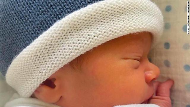 Princess Eugenie and husband, Jack Brookbanks announce birth of baby boy.