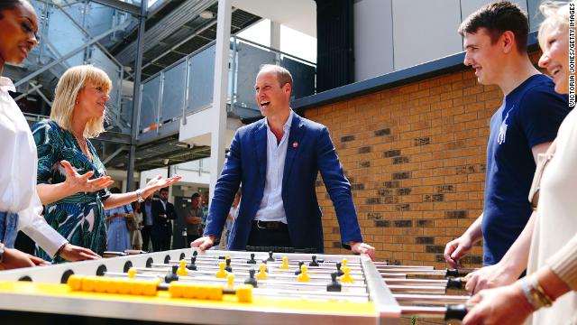 Prince William during the opening of Centrepoint's Reuben House in London, a new development which forms a key part of the organisation's Independent Living Programme to combat youth homelessness.