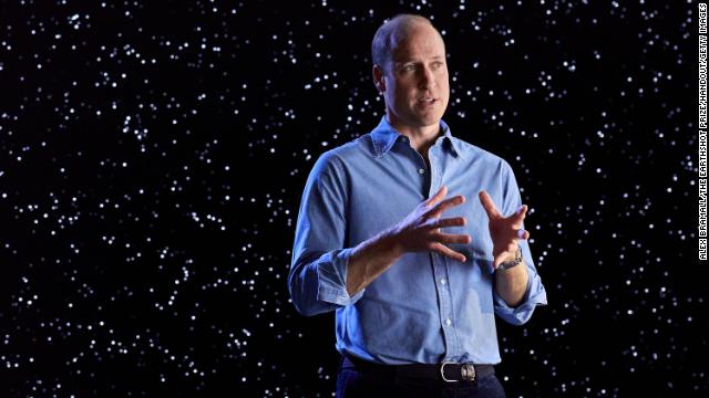 Handout photo of Prince William speaking in a short film featured in last year's Earthshot Prize awards ceremony in Boston. 