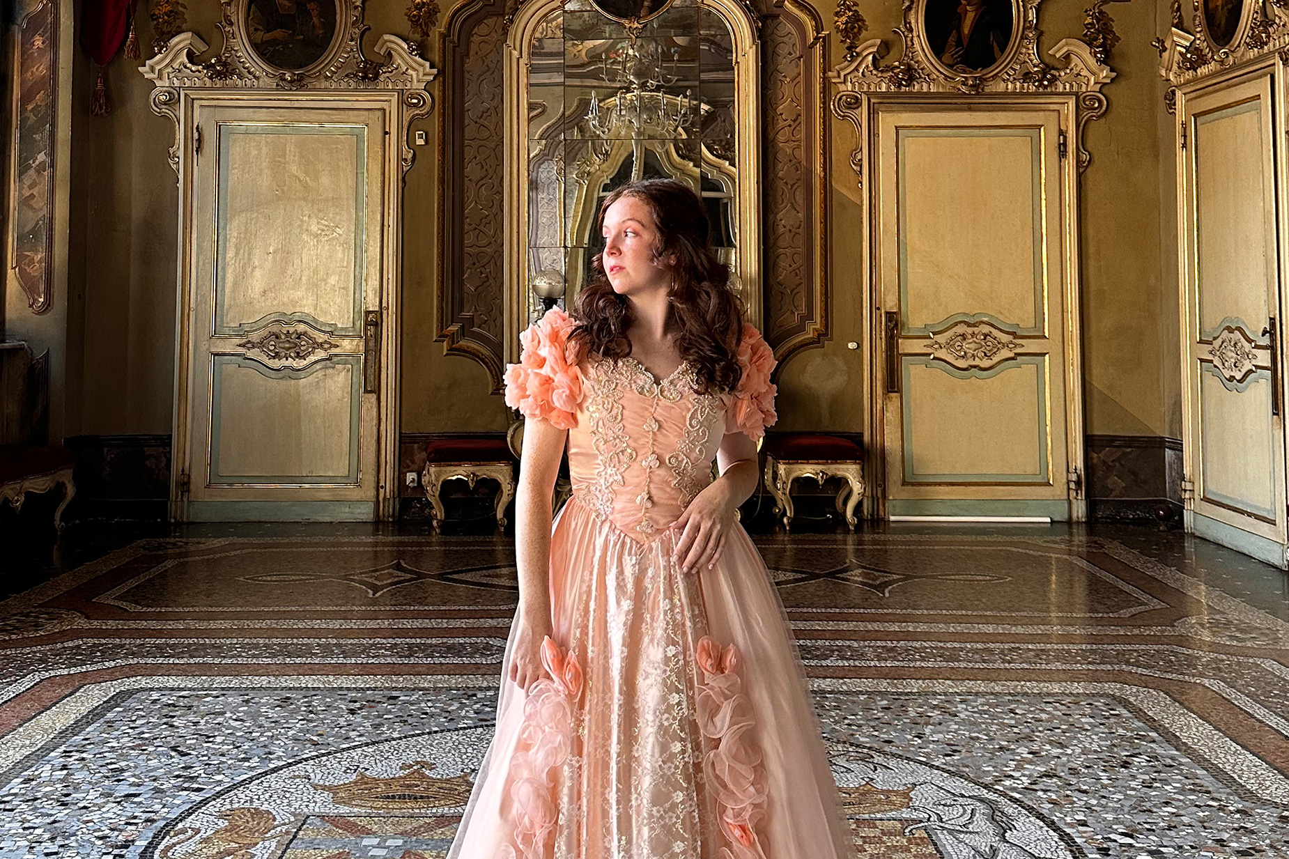 At home in a castle