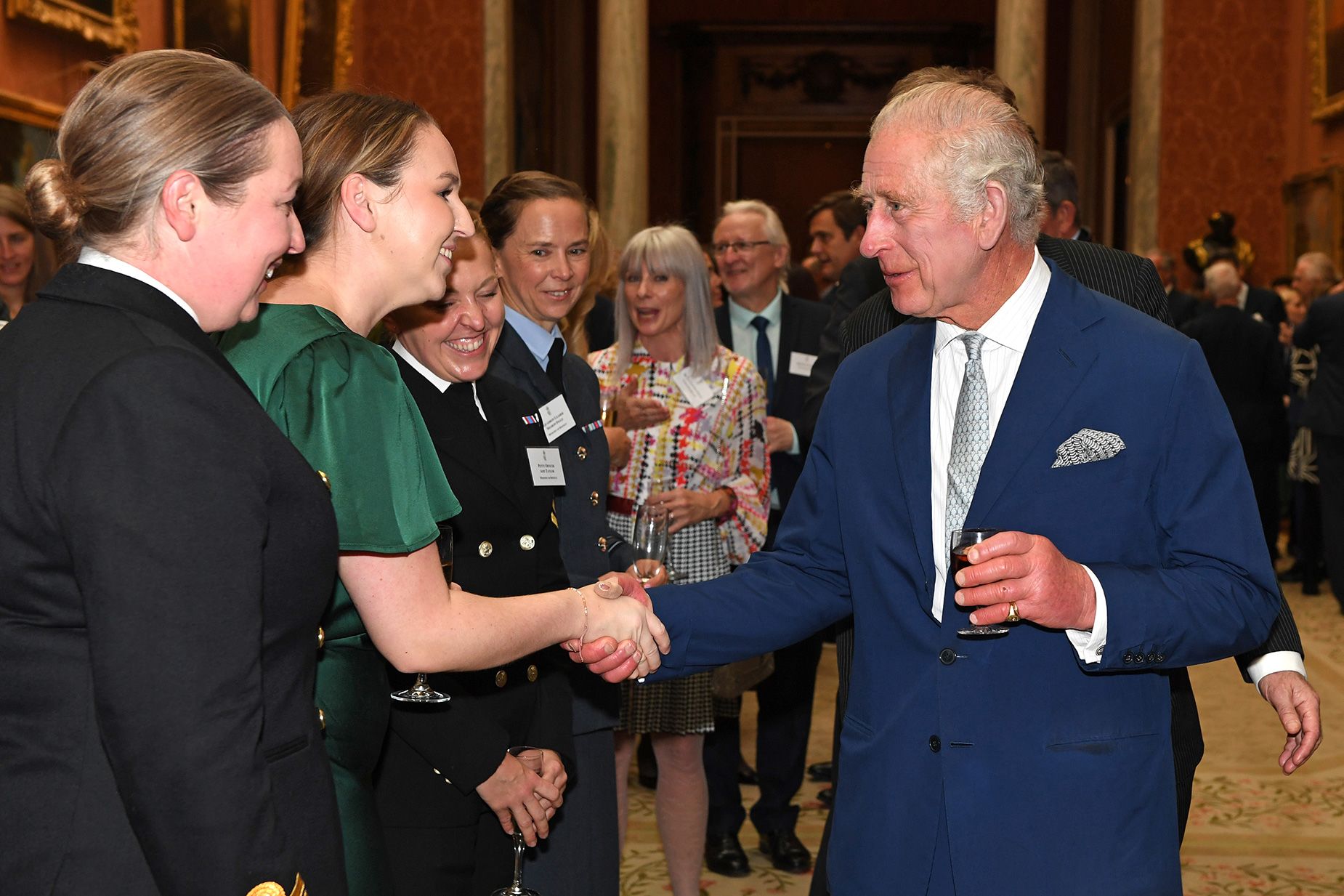 Charles recently held a reception to thank people for helping arrange his coronation in May.