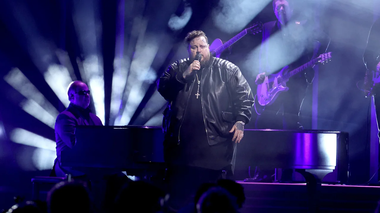 Jelly Roll onstage during the 57th Annual CMA Awards on Nov. 8.