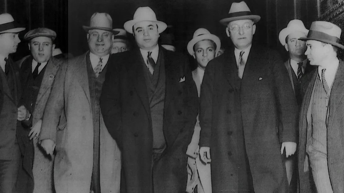 A scene with Al Capone in ''How to Become a Mob Boss.''