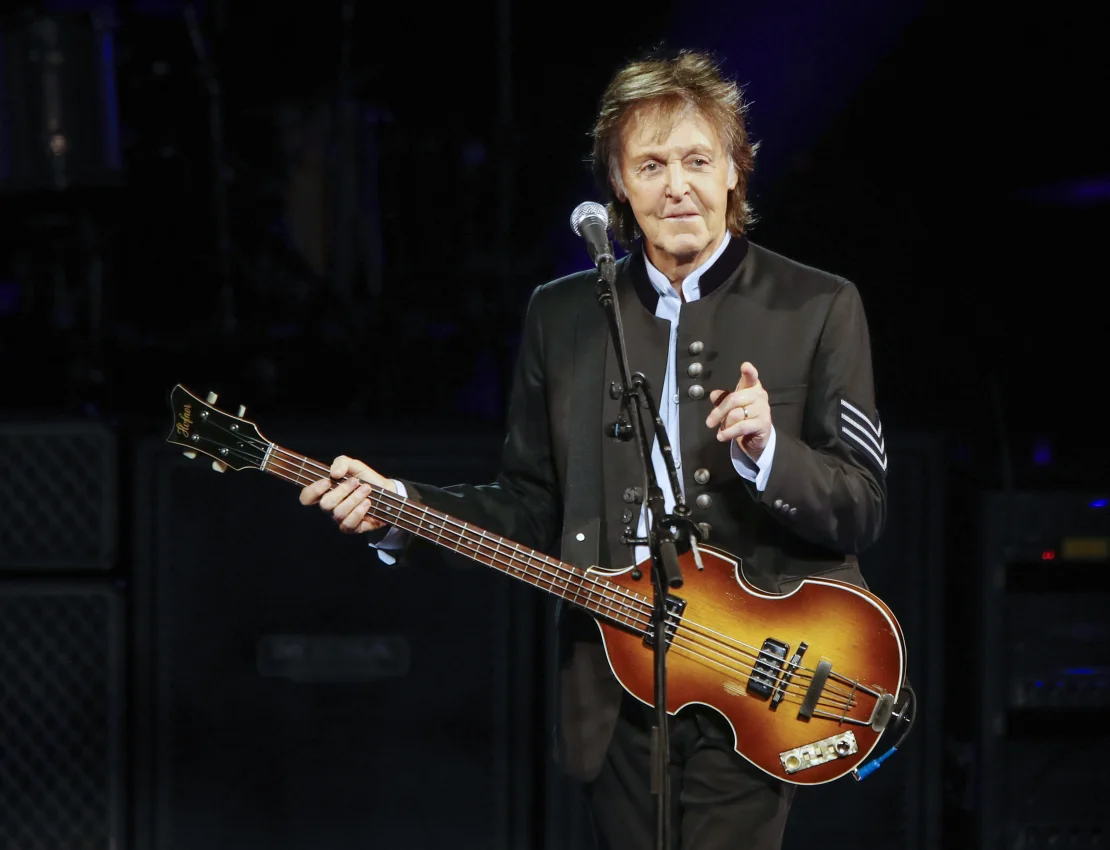 Sir Paul McCartney performing in 2017.