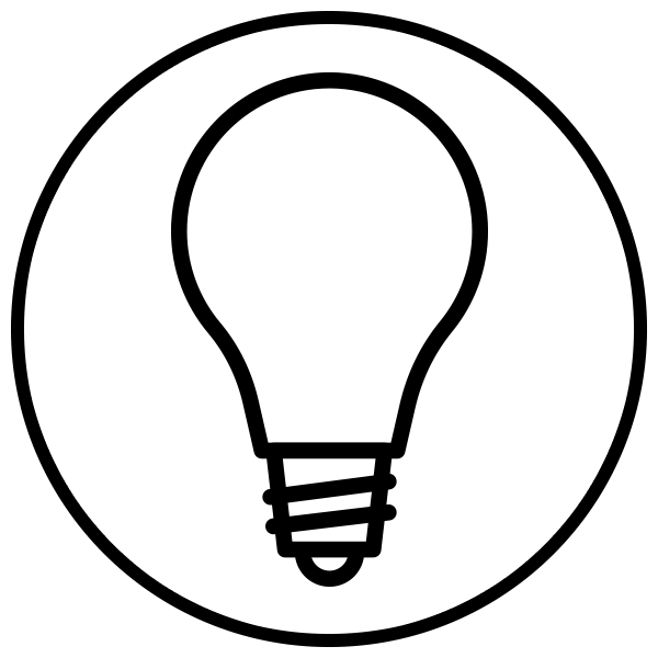 Illustration of a lightbulb