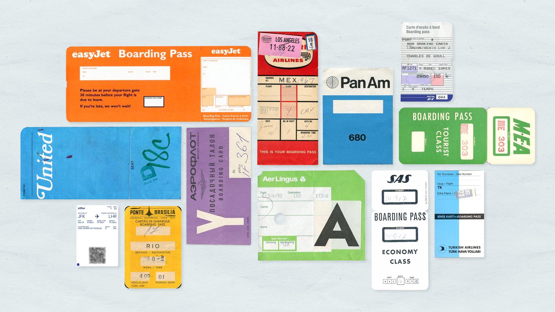 Paper boarding passes