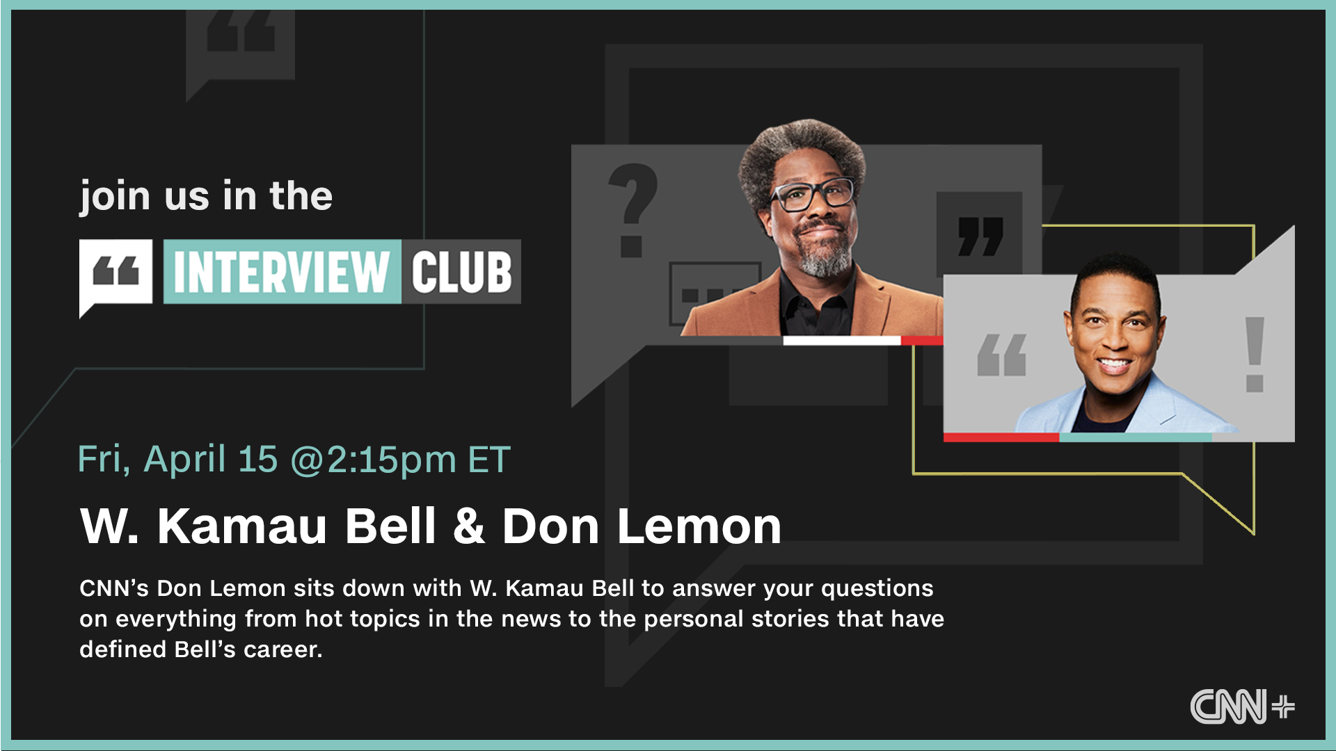 W. Kamau Bell on Interview Club