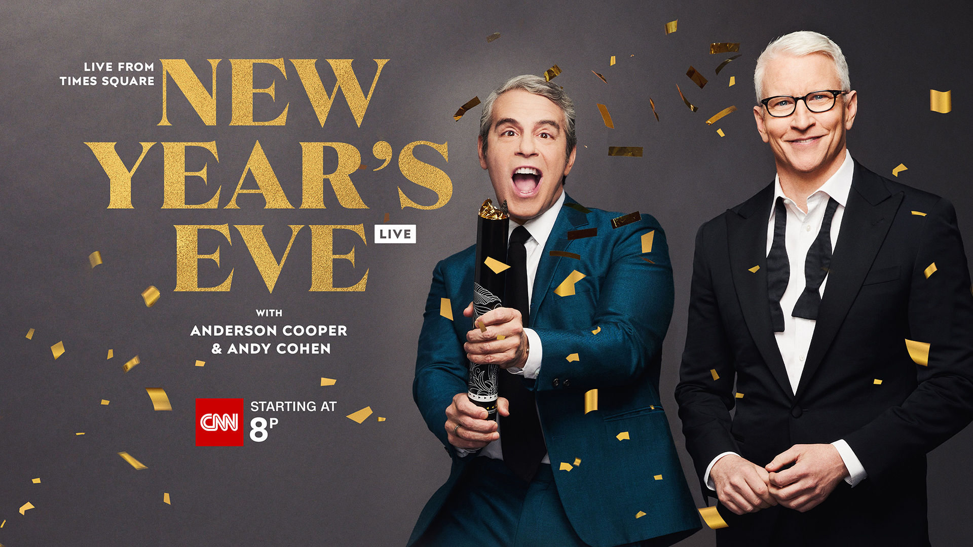 Anderson Cooper and Andy Cohen to host CNN's NYE Special